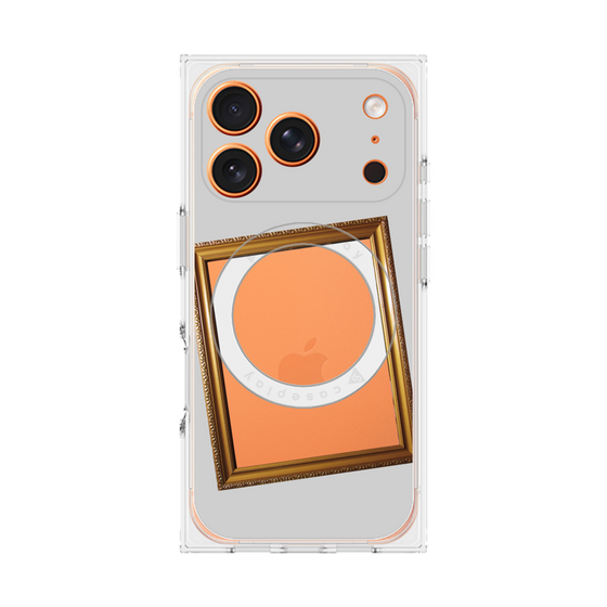 Premium Square Case with MagSafe［ Photo Frame - Light Gray ］