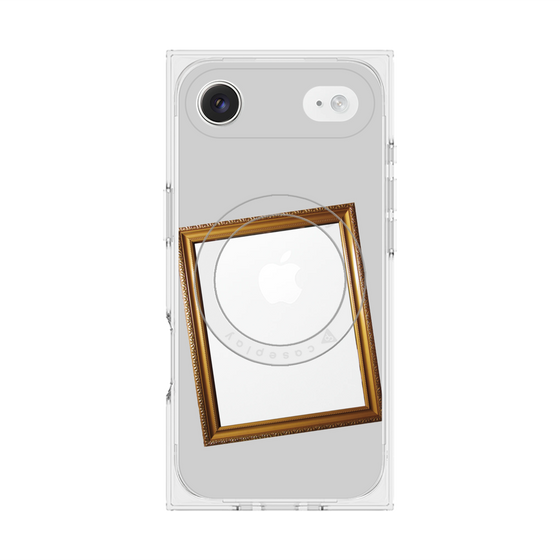 Premium Square Case with MagSafe［ Photo Frame - Light Gray ］