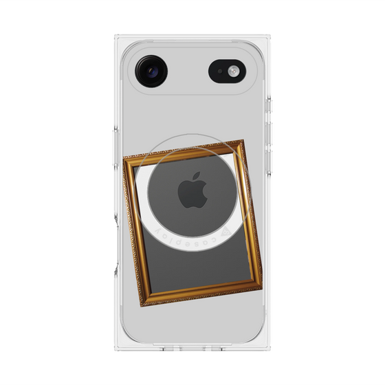 Premium Square Case with MagSafe［ Photo Frame - Light Gray ］