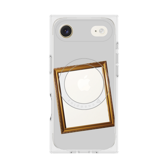 Premium Square Case with MagSafe［ Photo Frame - Light Gray ］