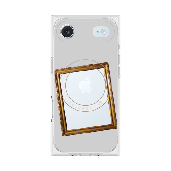 Premium Square Case with MagSafe［ Photo Frame - Light Gray ］