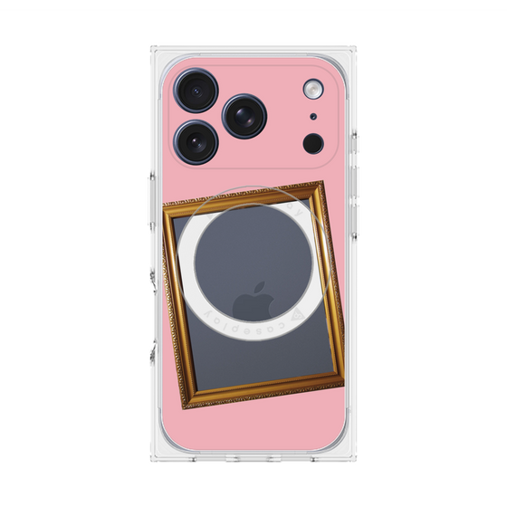 Premium Square Case with MagSafe［ Photo Frame - Pink ］
