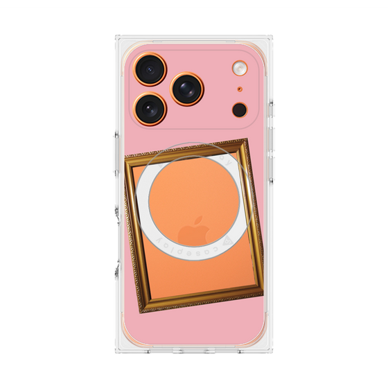 Premium Square Case with MagSafe［ Photo Frame - Pink ］