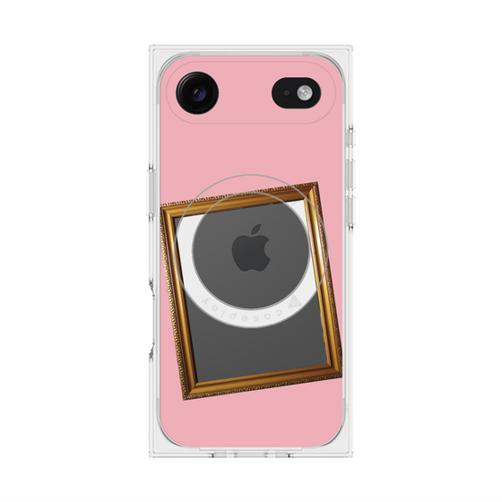 Premium Square Case with MagSafe［ Photo Frame - Pink ］