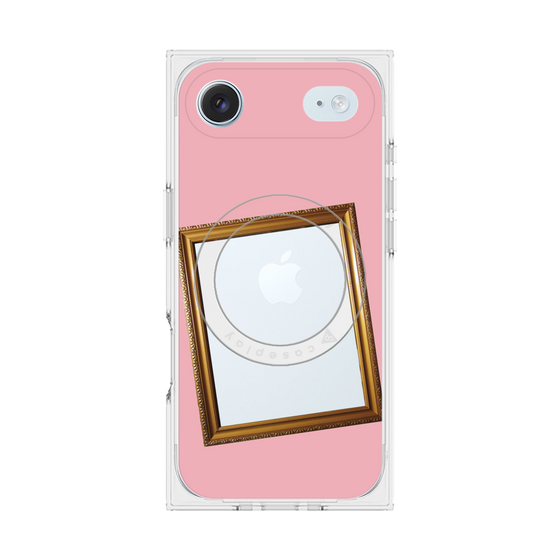Premium Square Case with MagSafe［ Photo Frame - Pink ］