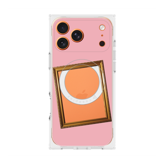Premium Square Case with MagSafe［ Photo Frame - Pink ］