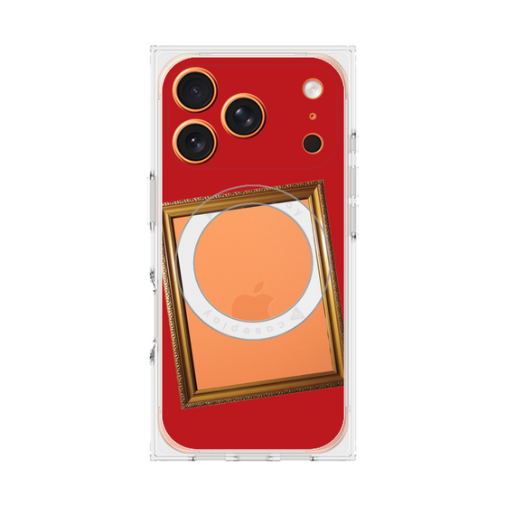 Premium Square Case with MagSafe［ Photo Frame - Red ］