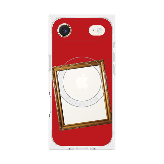 Premium Square Case with MagSafe［ Photo Frame - Red ］