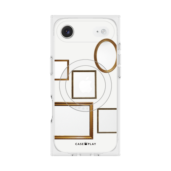 Premium Square Case with MagSafe［ Photo Frames - White ］