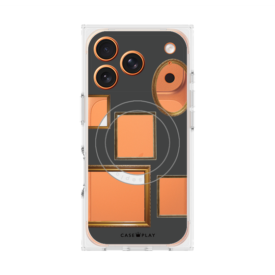 Premium Square Case with MagSafe［ Photo Frames - Gray ］