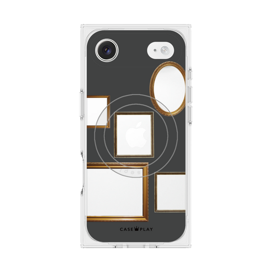 Premium Square Case with MagSafe［ Photo Frames - Gray ］