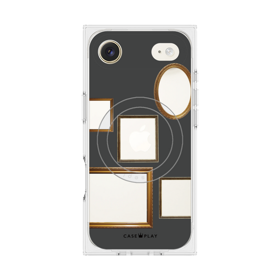 Premium Square Case with MagSafe［ Photo Frames - Gray ］