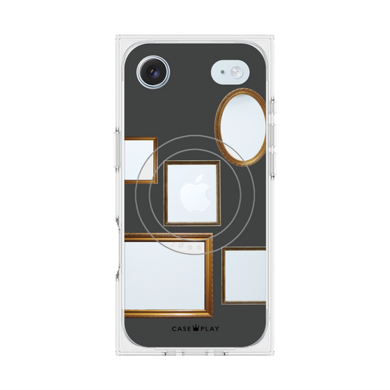 Premium Square Case with MagSafe［ Photo Frames - Gray ］