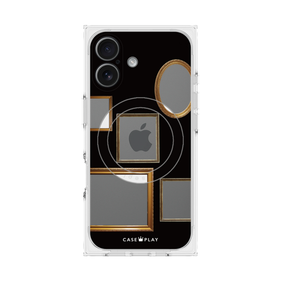 Premium Square Case with MagSafe［ Photo Frames - Black ］