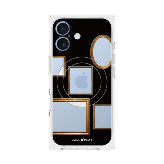 Premium Square Case with MagSafe［ Photo Frames - Black ］