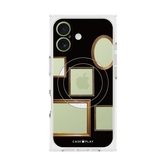 Premium Square Case with MagSafe［ Photo Frames - Black ］