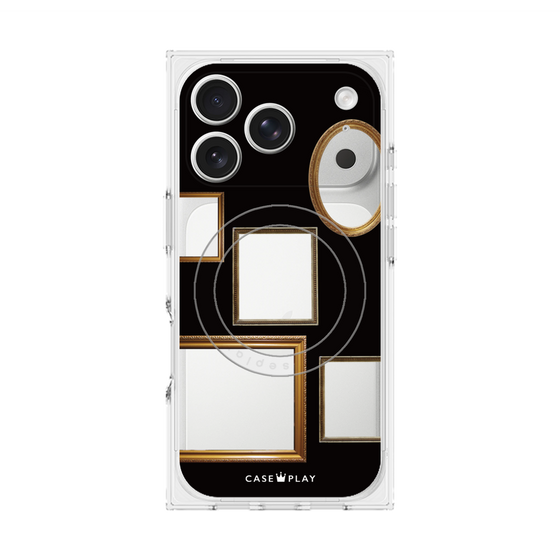 Premium Square Case with MagSafe［ Photo Frames - Black ］