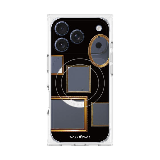 Premium Square Case with MagSafe［ Photo Frames - Black ］