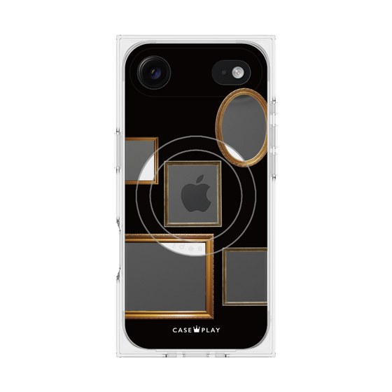 Premium Square Case with MagSafe［ Photo Frames - Black ］