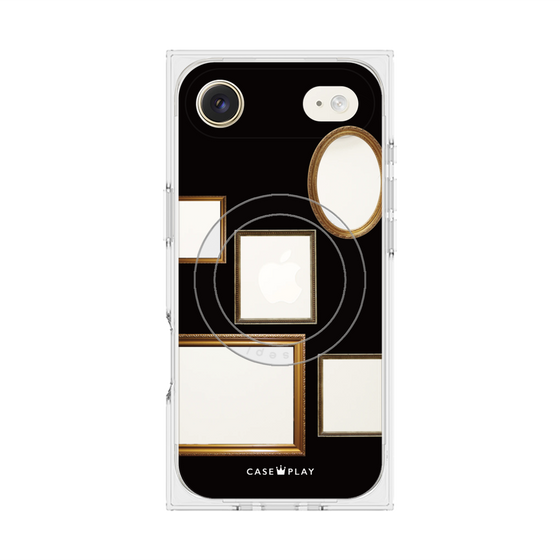 Premium Square Case with MagSafe［ Photo Frames - Black ］