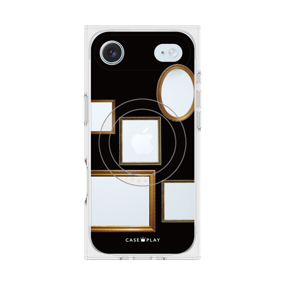 Premium Square Case with MagSafe［ Photo Frames - Black ］