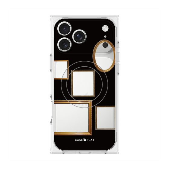 Premium Square Case with MagSafe［ Photo Frames - Black ］