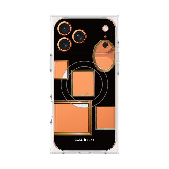 Premium Square Case with MagSafe［ Photo Frames - Black ］