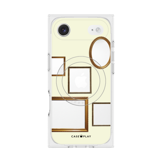 Premium Square Case with MagSafe［ Photo Frames - Ivory ］