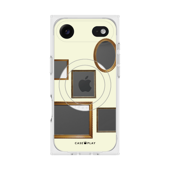 Premium Square Case with MagSafe［ Photo Frames - Ivory ］