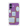 Premium Square Case with MagSafe［ Photo Frames - Purple ］