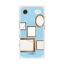 Premium Square Case with MagSafe［ Photo Frames - Light Blue ］