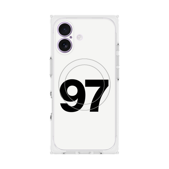 Premium Square Case with MagSafe［ No.97 - White ］