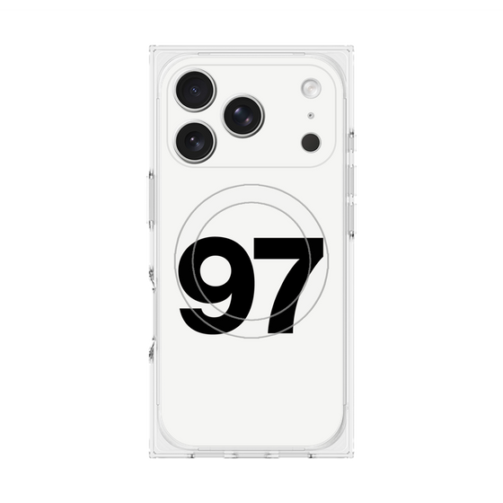 Premium Square Case with MagSafe［ No.97 - White ］