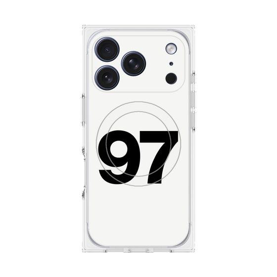 Premium Square Case with MagSafe［ No.97 - White ］