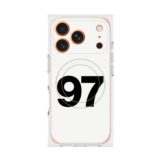 Premium Square Case with MagSafe［ No.97 - White ］