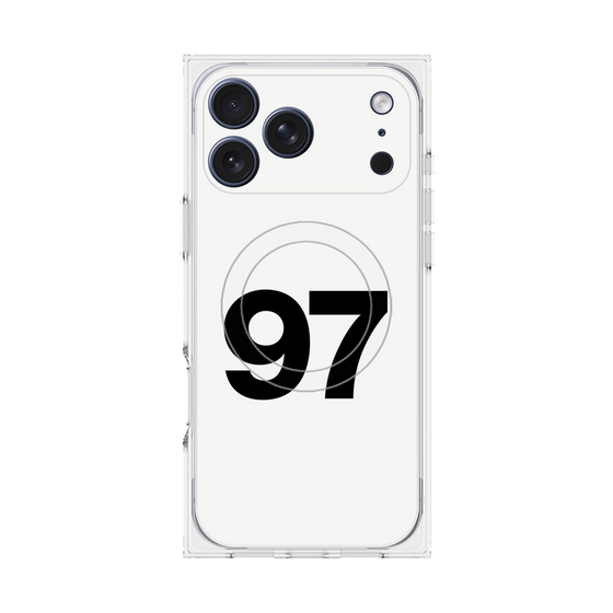 Premium Square Case with MagSafe［ No.97 - White ］