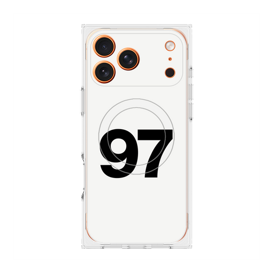 Premium Square Case with MagSafe［ No.97 - White ］