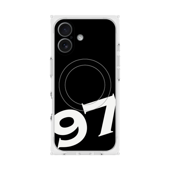 Premium Square Case with MagSafe［ No.97 - Black ］