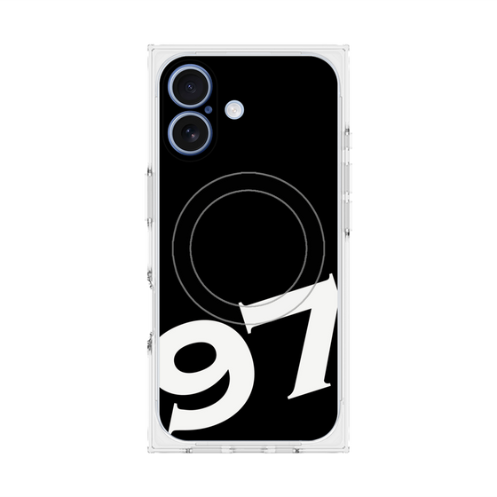 Premium Square Case with MagSafe［ No.97 - Black ］