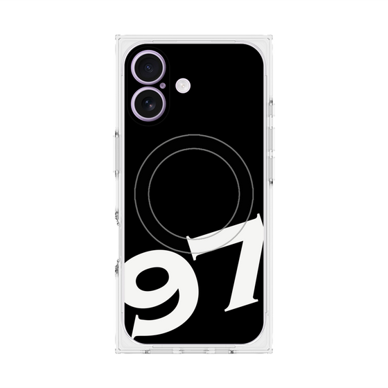 Premium Square Case with MagSafe［ No.97 - Black ］