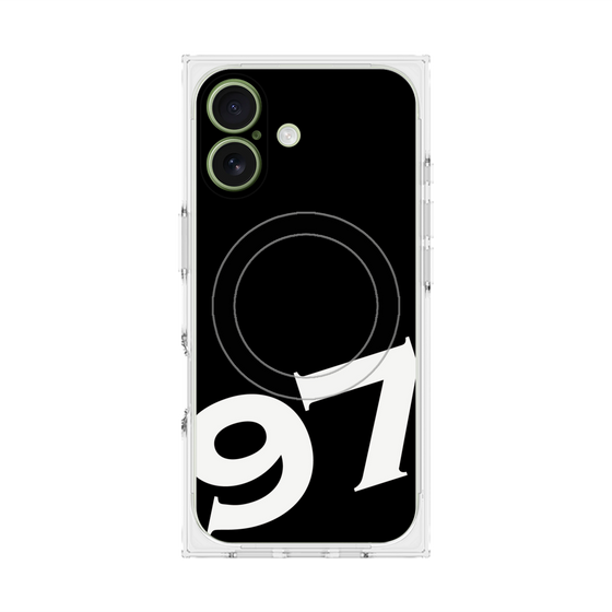 Premium Square Case with MagSafe［ No.97 - Black ］