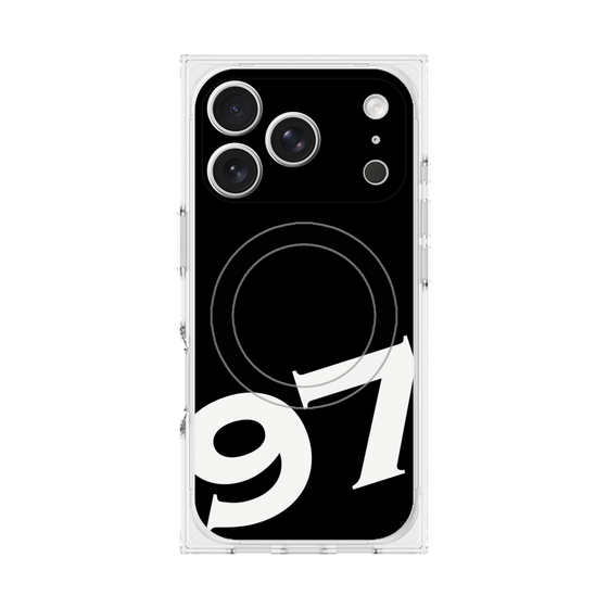 Premium Square Case with MagSafe［ No.97 - Black ］