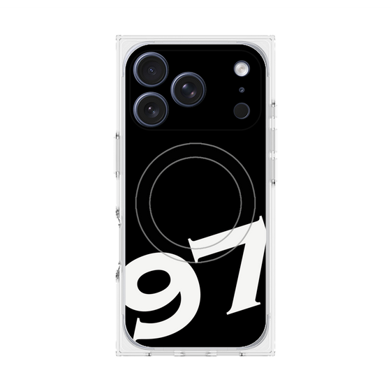 Premium Square Case with MagSafe［ No.97 - Black ］