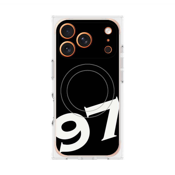 Premium Square Case with MagSafe［ No.97 - Black ］