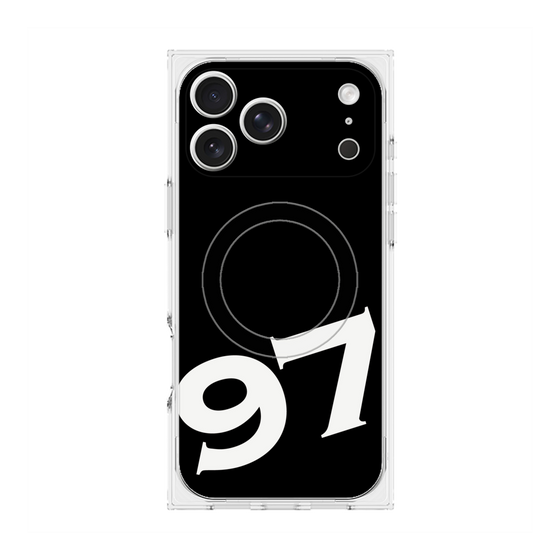 Premium Square Case with MagSafe［ No.97 - Black ］