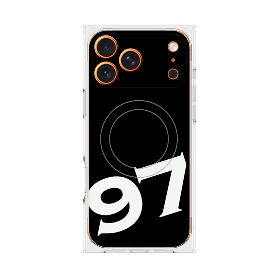 Premium Square Case with MagSafe［ No.97 - Black ］