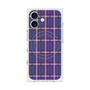 Premium Square Case with MagSafe［ Tartan Check - Purple ］