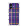 Premium Square Case with MagSafe［ Tartan Check - Purple ］
