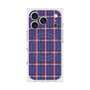 Premium Square Case with MagSafe［ Tartan Check - Purple ］
