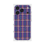 Premium Square Case with MagSafe［ Tartan Check - Purple ］